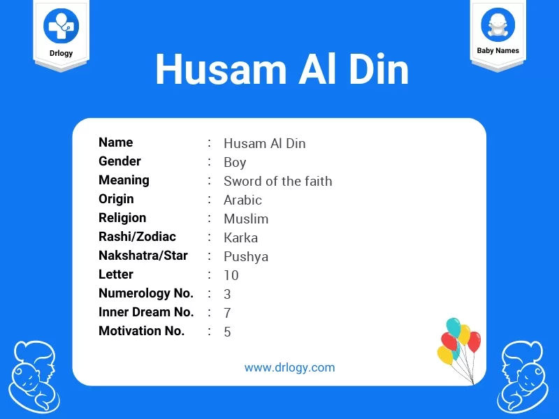 Husam Al Din Name Meaning